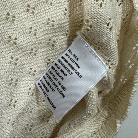 Charlotte Tarantola Beaded Bolero Cardigan Floral Silk - Picture 4 of 7